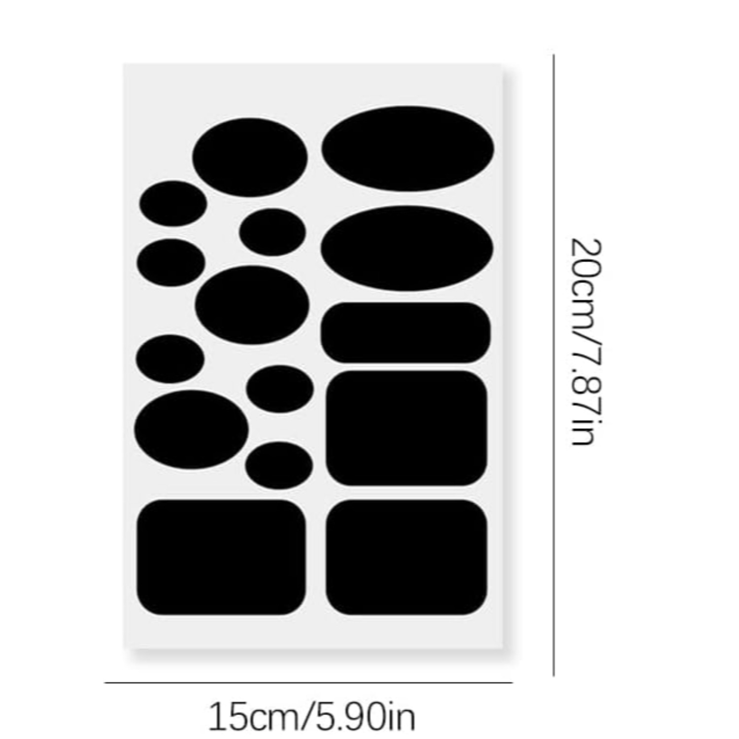 Remendo autoadesivo à prova d'água de diferentes formatos para jaquetas, calças, reparo de roupas, remendo lavável, tecido de costura