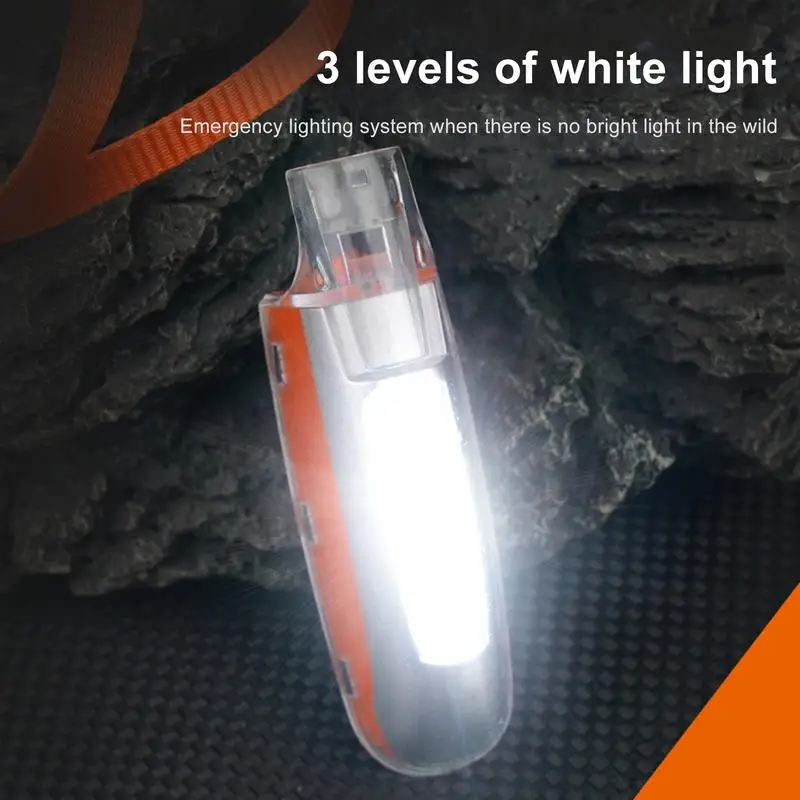 Running Safety Whistle Women 3 Modes Safety Whistle Keychain With Light And Lanyard Survival Whistle Keychain For Camping Type-C