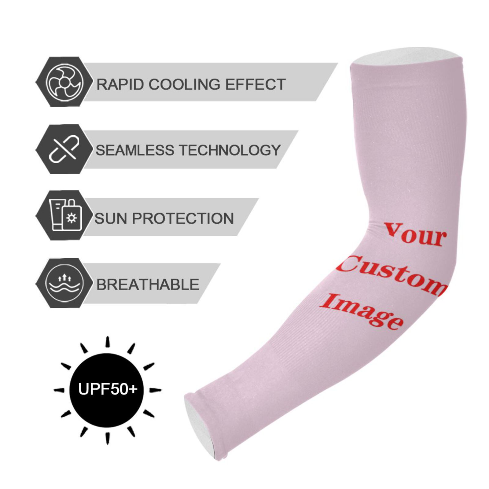 冷却アームスリーブ,通気性のある生地,速乾性,UV保護,長いアームカバー,サイクリング用,新しい