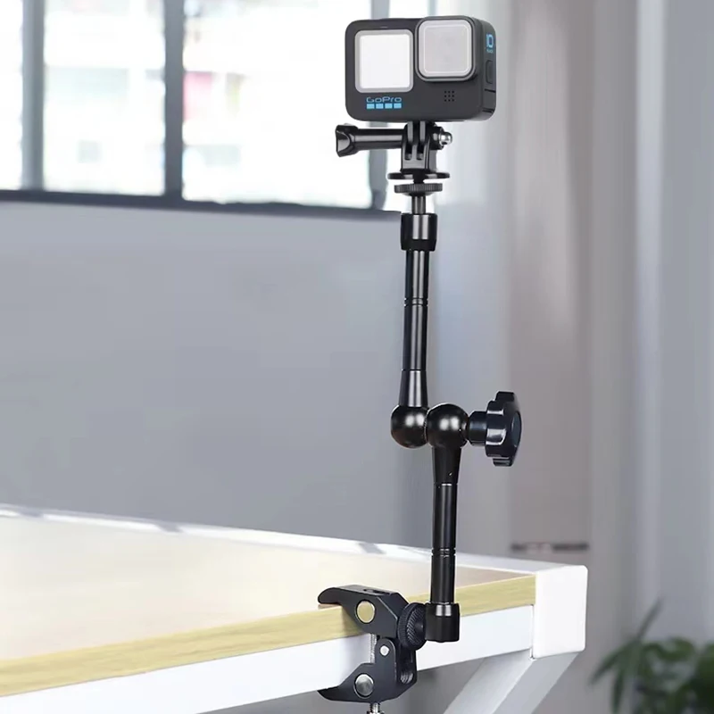 Soporte de montaje para cámara de acción de coche, soporte de fijación para cámara deportiva Gopro para Go Pro Hero 10 9 8 7 6 5 DJI Osmo Insta360