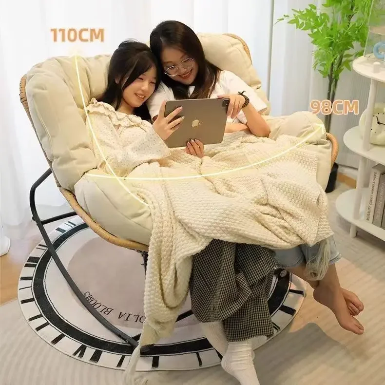 Mecedora mecedora, mecedora, silla reclinable, balcón para adultos, hogar, ocio, sofá perezoso, sala de estar, sofá individual, celebridad de Internet