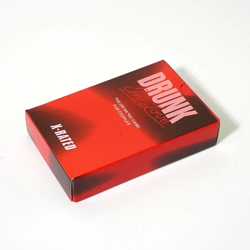 Drunk In Love Card คู่รักที่ได้รับการจัดอันดับ X ดื่มเล่นปาร์ตี้วันหยุดสันทนาการคู่ที่ใกล้ชิดของขวัญเกมออกเดทสําหรับครอบครัวคู่รัก