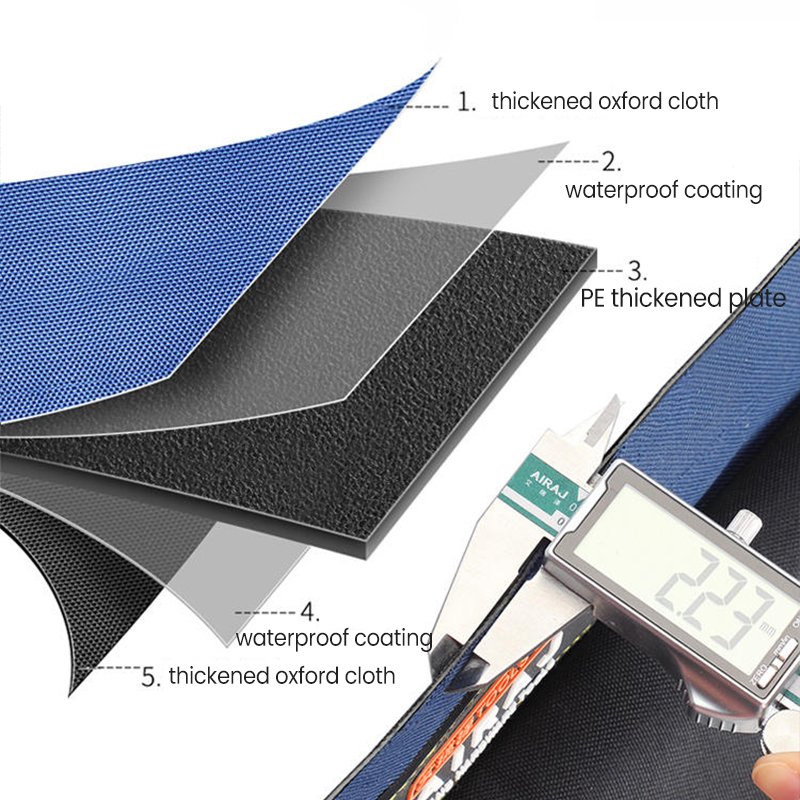 13 Polegada nova bolsa de ferramentas eletricista com tira reflexiva oxford pano resistente ao desgaste multi-bolso armazenamento à prova dwaterproof água