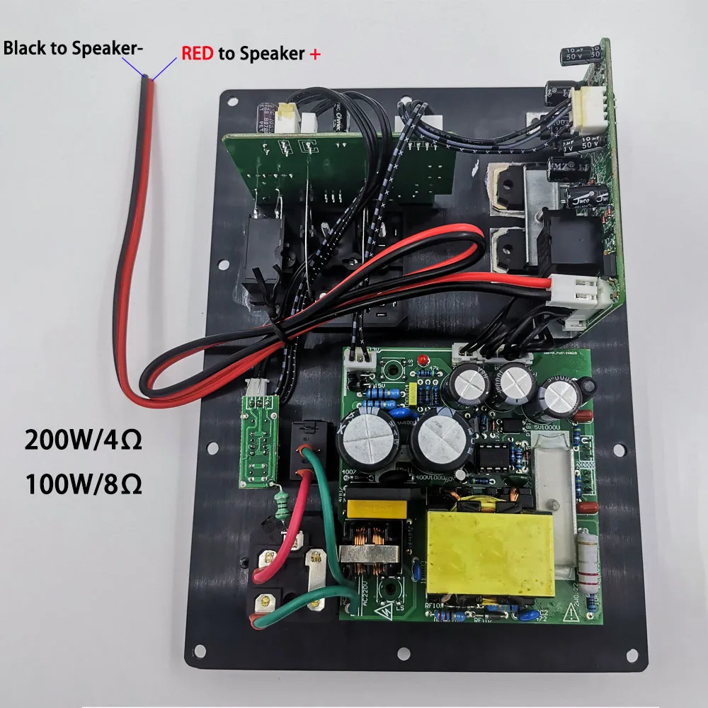110-220V 200W 100W Heavy Subwoofer Digital Power Amplifier Board 5.1 And 7.1 Active Power Amplifier Board Pure Bass1CH 4ohm 8ohm