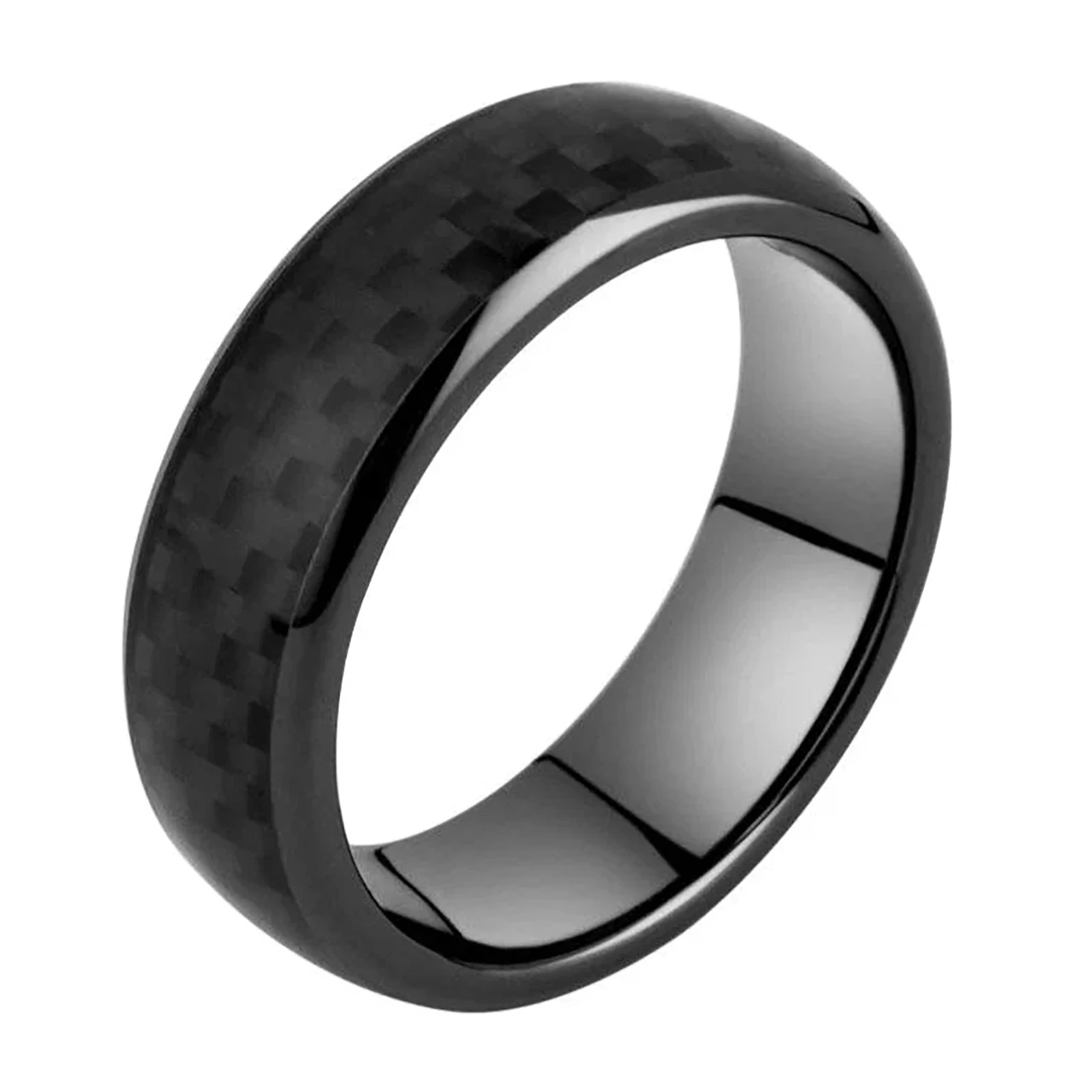 Anel de cerâmica de fibra de carbono epóxi mágico cuid/gen2, cartão clone regravável m1 s50 ou cartão inteligente fm1108, anel de dedo feminino e masculino