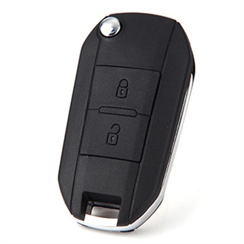 XIEAILI OEM 2 Nút Sửa Đổi Lật Gấp Từ Xa Chìa Khóa Dùng Cho Xe Đạp Peugeot 206/207 Key Fob Ốp Lưng S135