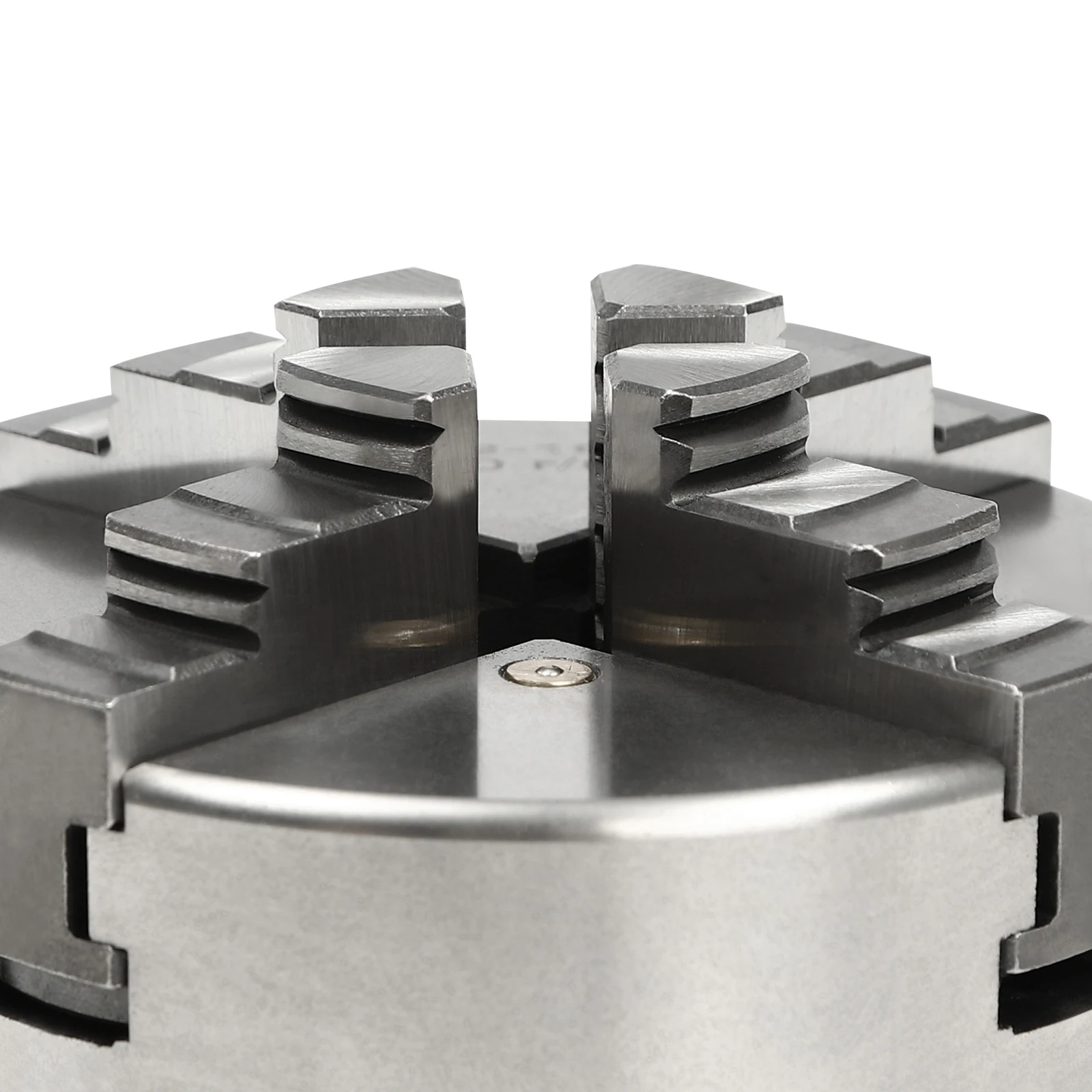 Portabrocas de torno autocentrante de 4 mordazas de precisión de 80/100/125 mm: amplio rango de sujeción de hierro y acero, centrado automático para máquinas herramientas