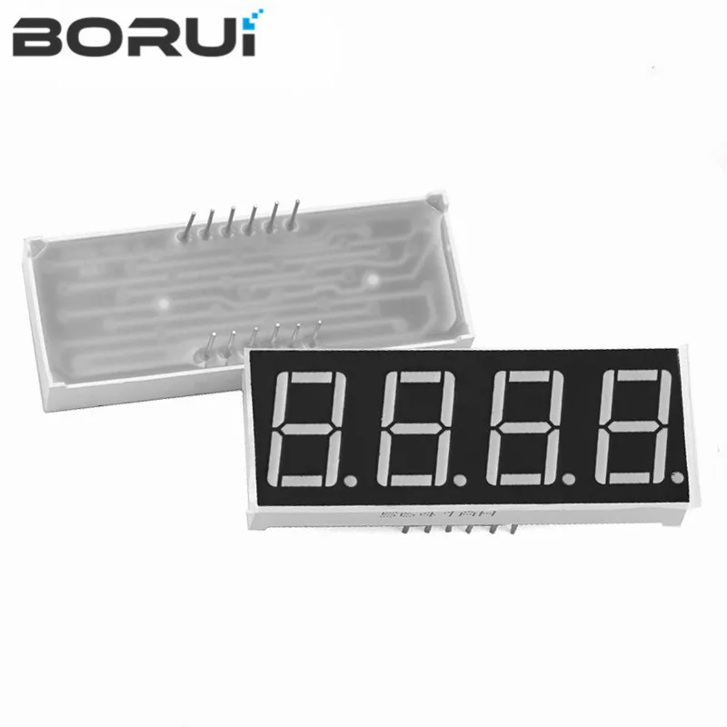 1pc display a LED da 0.56 pollici 7 segmenti 1 Bit/2 Bit/3 Bit/4 Bit cifre tubo rosso comune catodo/anodo digitale 0.56 pollici led 7 segmenti
