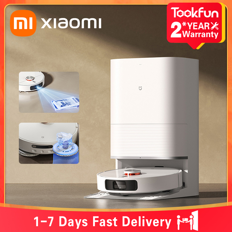 2024 Робот-пылесос Xiaomi Mijia M30S OMNI Infinite с функцией самоочистки, стрижки волос, и удаления пыли D103CN для дома, грязи, самоочищающаяся для сухой уборки пыли