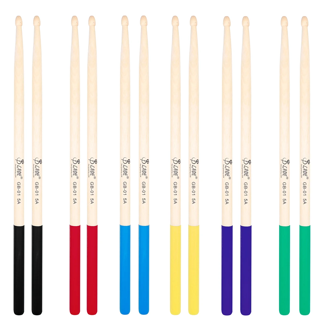5A Drumstick Maple Drum Sticks DS-09 Multicolor Drum Mallets Professional Percussion Musical Instrument Accessories Drums Part