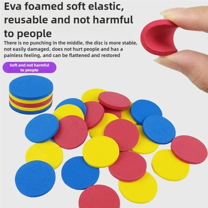 Foam Disc Launcher Toy, Safe Outdoor Flying Disc Game for Family Interactive Play, Soft Shooting Toy for Kids​