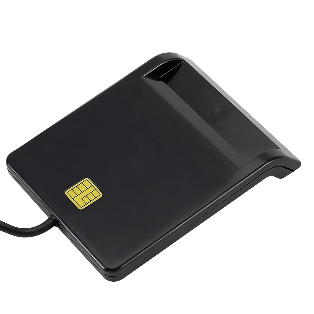 Multifunctionele draagbare USB 2.0 intelligente kaartlezer Betaalbaar Gemakkelijk te gebruiken voor DNIE ATM CAC IC ID Bank SIM-kaartlezer