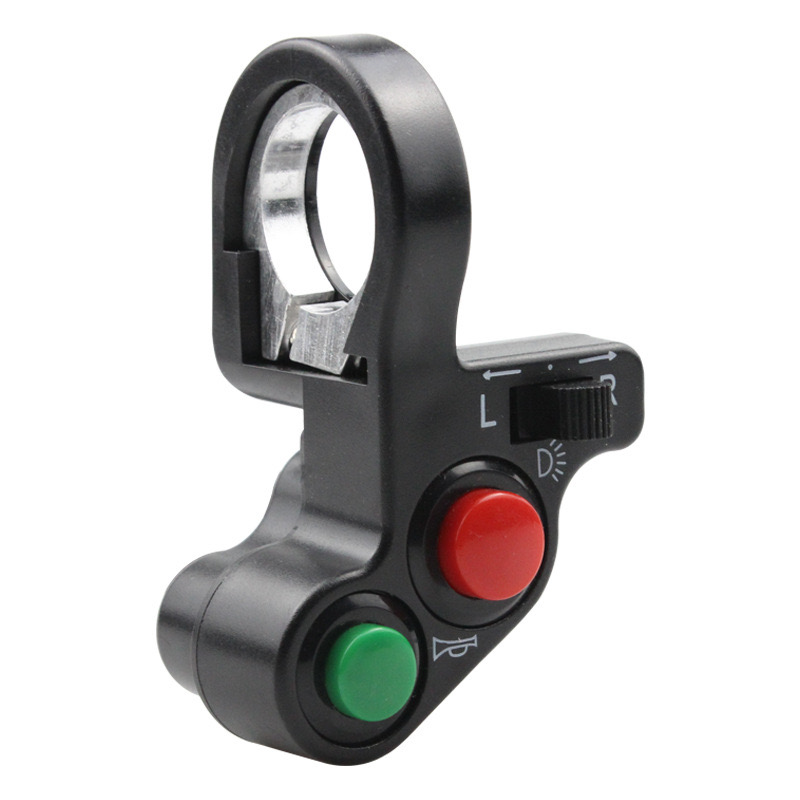 Motorcycle Scooter Electric Bike 7/8" Handlebar Horn Turn Signals Lights Controller Switch Modified Parts Handlebar Switch