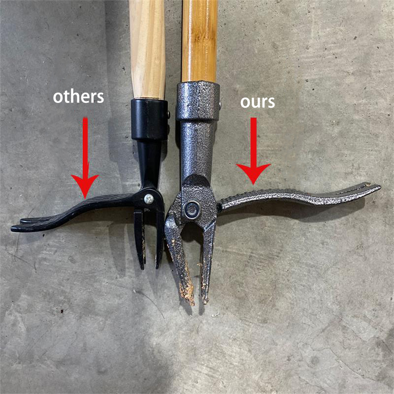 Gardening Tool Iron Weed Puller Tool Claw Weeder Root Remover Outdoor Garden Portable Weed Puller Removable With Foot Pedal