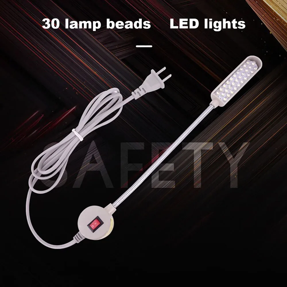 LED จักรเย็บผ้าแสงทํางานเย็บ 30 ลูกปัดโคมไฟสําหรับในร่ม Super Light Bright Room เสื้อผ้า Night Production