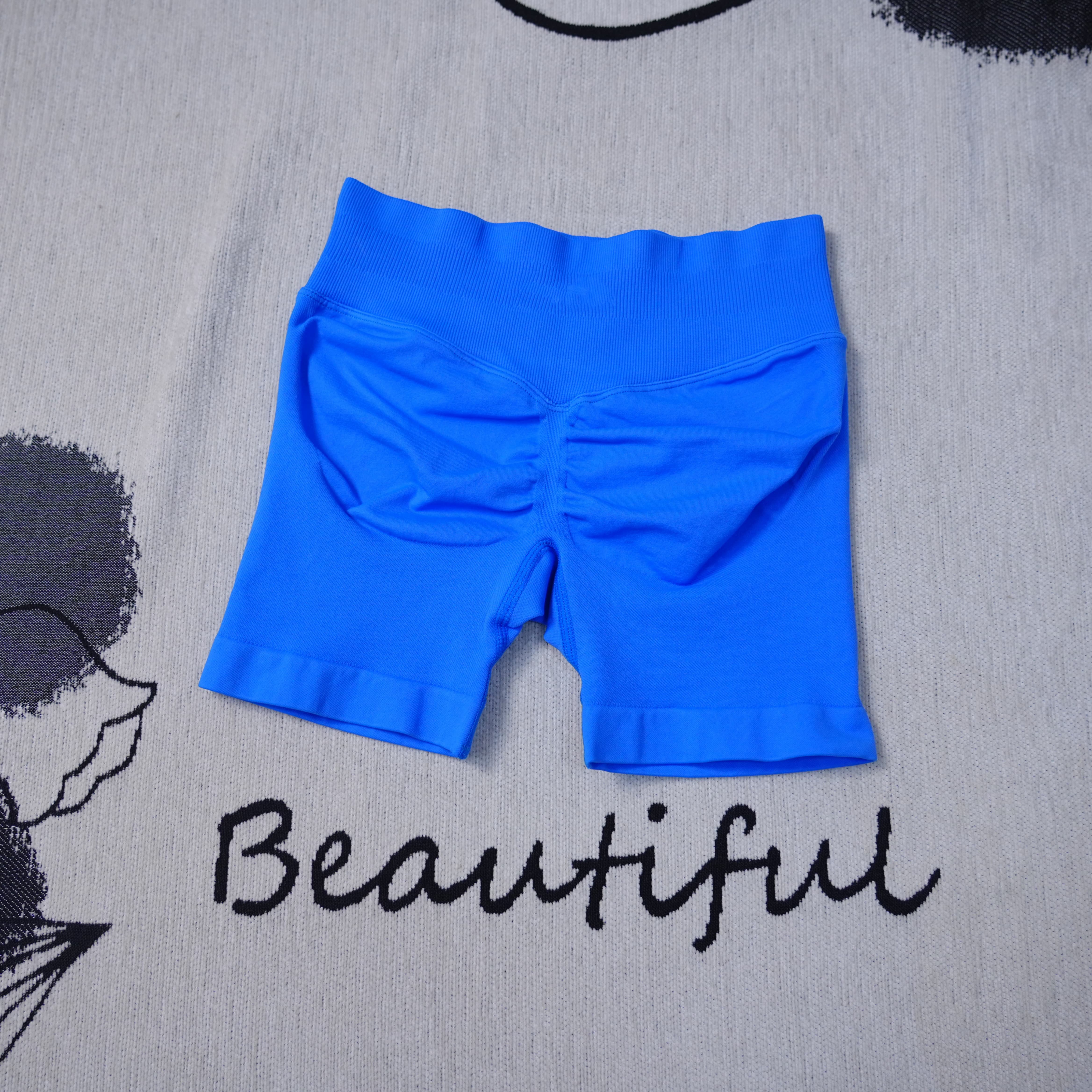 df Dynamic Shorts 4,5" Naadloze yogashort voor dames Hoge taille Butt Lifting Ademend Workout Gym Hardlopen Comfort