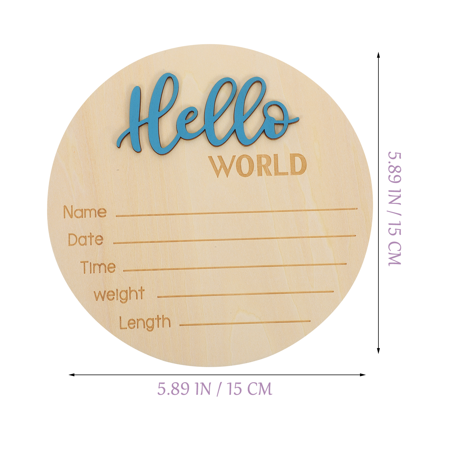 Sinal De Anúncio De Nascimento De Madeira Para O Bebê, Fotografia Prop, Recém-nascido Name Sign