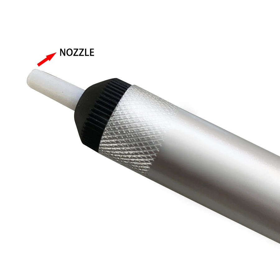 Aluminiowa pompa ssąca do rozlutowywania Narzędzie do lutowania przyssawka ssąca cyna urządzenie do usuwania pióra niebieska lutownica próżniowa rozlutownica