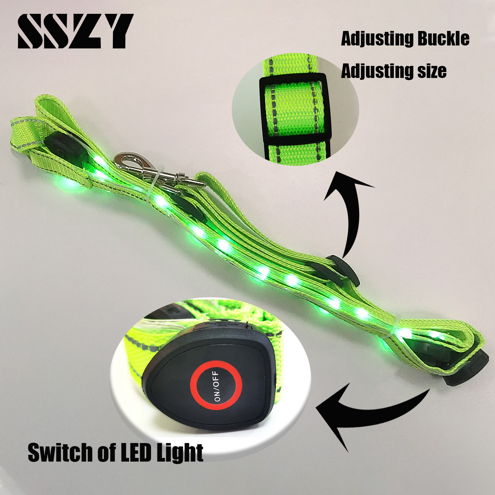 夜の目に見えない乗馬機器、LEDホースハーネス、ナイロンウェビング胸プレート、コンデンサースポーツ、レーシング中世の衛生、USB
