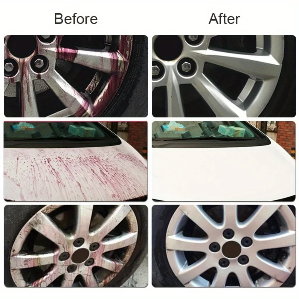 H4Cacle สีรถและล้อเหล็กอนุภาคผงทําความสะอาด Super Rust Dust Remover สเปรย์โลหะ Surface Defender Auto Rim Cleaner