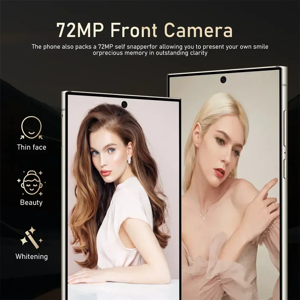 2025 New S24 Ultra Smartphone 7.3'' 5G Original Snapdragon 8 Gen 3 16GB+1TB Cellphones Mobile Phones Unlocked Cell Phone Android