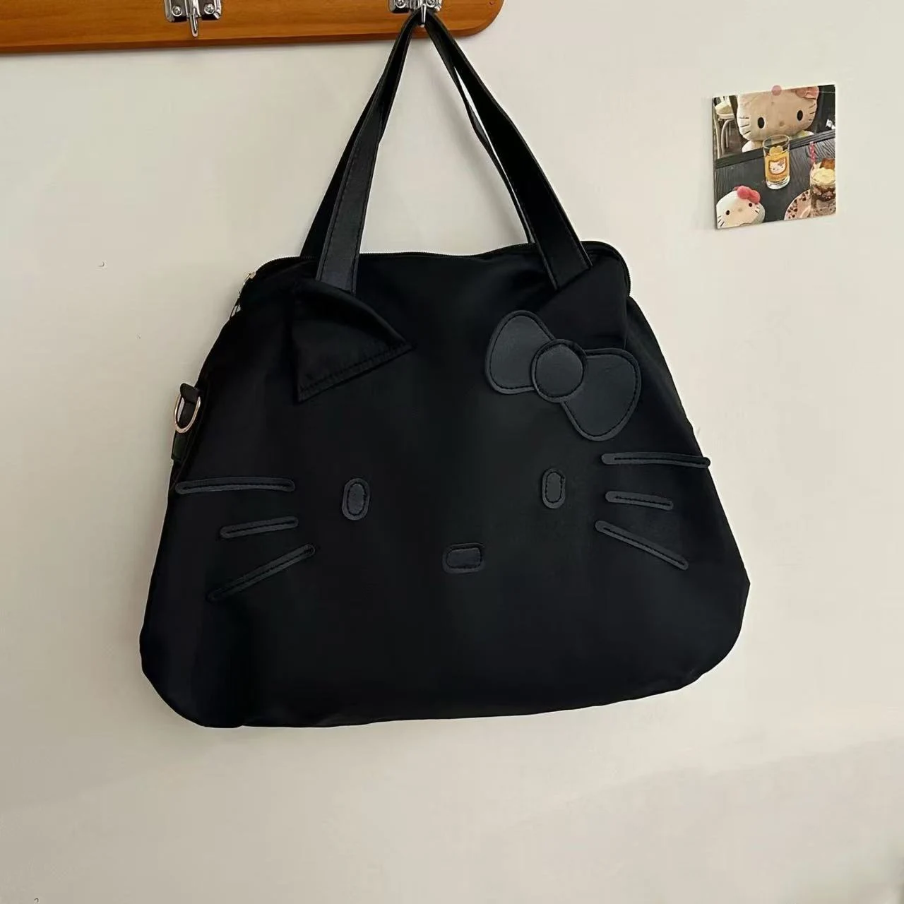 Borsa da viaggio portatile per cartoni animati di grande capacità più venduta per viaggi d'affari Borsa regalo carina per gattini Comodo miglior regalo