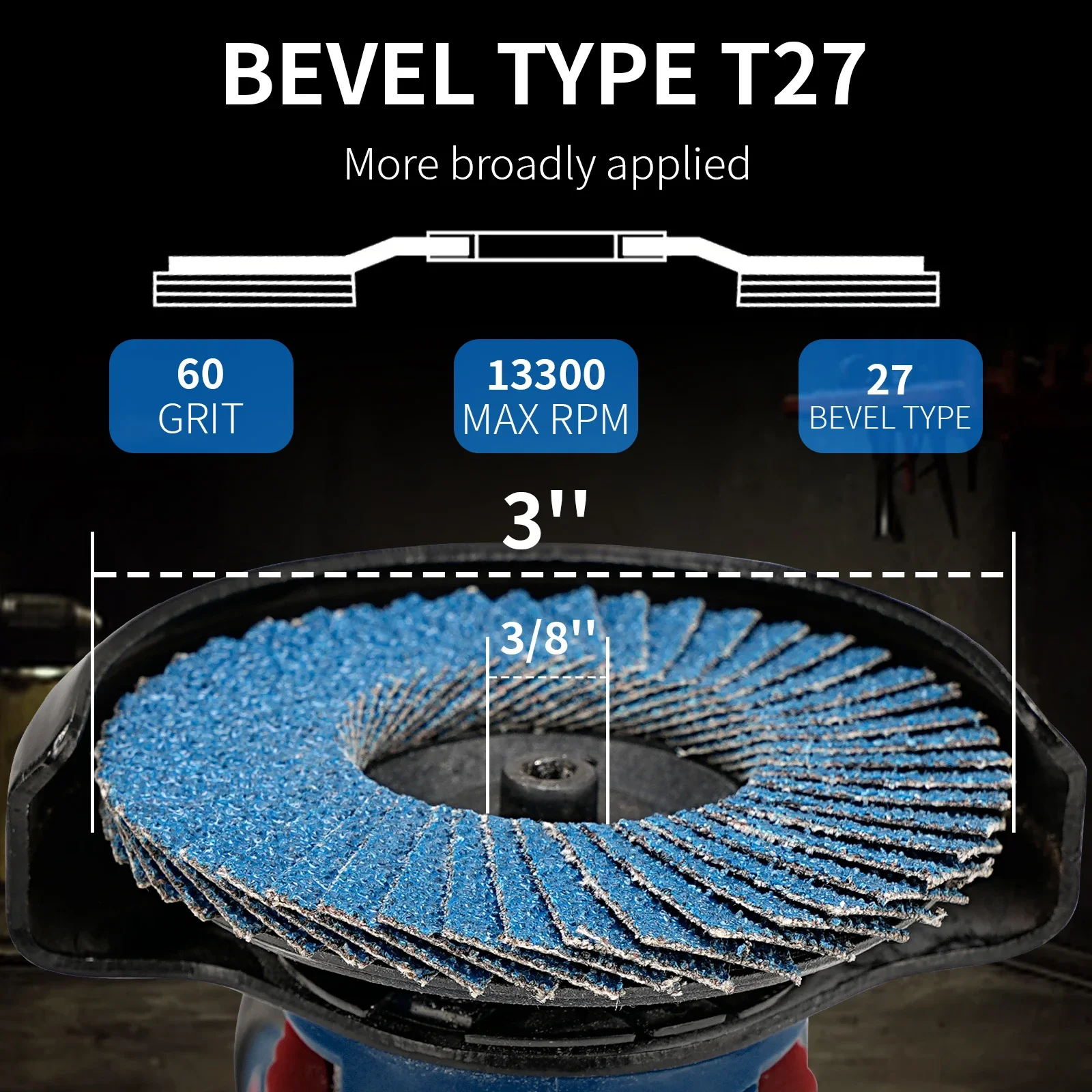 75mm 1/3pcs discos de aba plana 3 polegadas rebolo mini disco de lixa para moedor de ângulo polimento de metal madeira abrasivo
