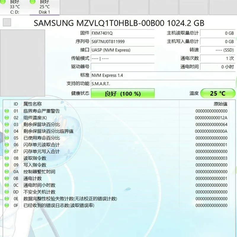Samsung SSD PM991 128G PM991a 512G 1T M.2 NVMe 2230 솔리드 스테이트 드라이브 PCIe3.0 Microsoft Surface Pro X 노트북 3 용 원본