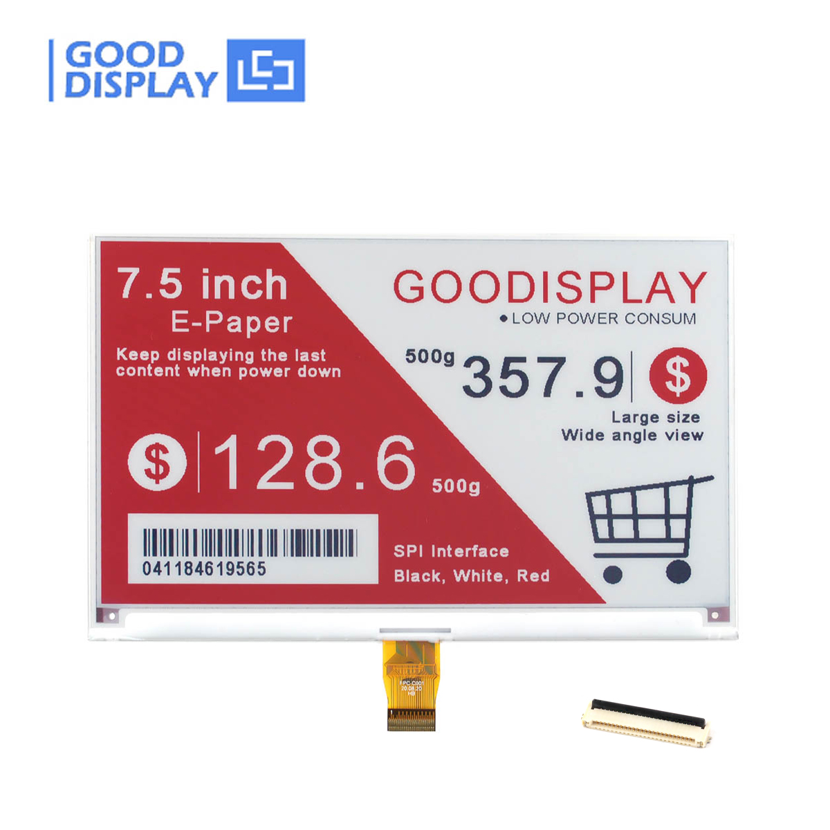 7 Inch E Giấy Màn Hình 800X480 Màu 7.5 ''E-Giấy Máy Tính Bảng