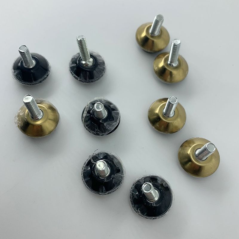 Livellatori per mobili da 4 pezzi/lotto, gambe per mobili regolabili, livellatori per tavoli e sedie, filettatura M6, lunghezza filettatura 15 mm