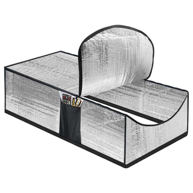 Attic Opening Insulated Cover Aluminum Zipper Insulated Cover Fireproof Attic Door Cover Attic Opening Cover For Summer Winter