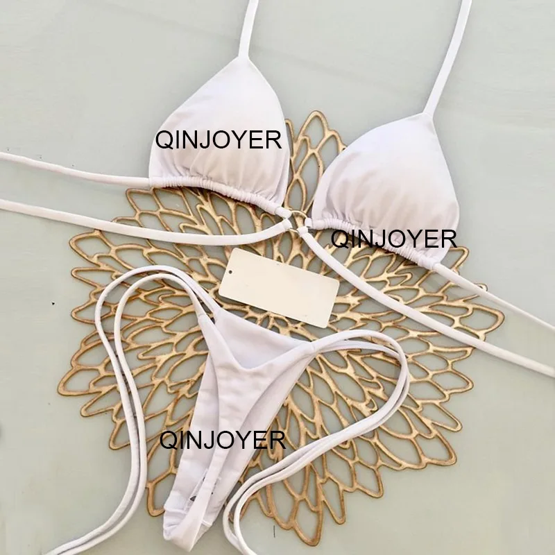 QINJOYER femmes maillots de bain 2024 Bikini ensemble string maillot de bain femmes maillots de bain Bikini Biquini maillot de bain brésilien