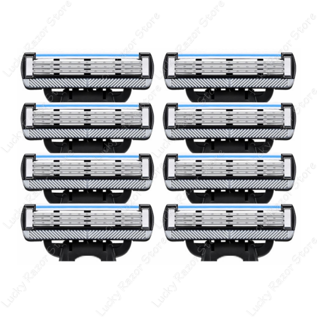 New Quality Stainless Steel Safety Razor 3-layer Razor Blade MEN'S Manual Razor Blade for Mach series Replacement Refills Blades