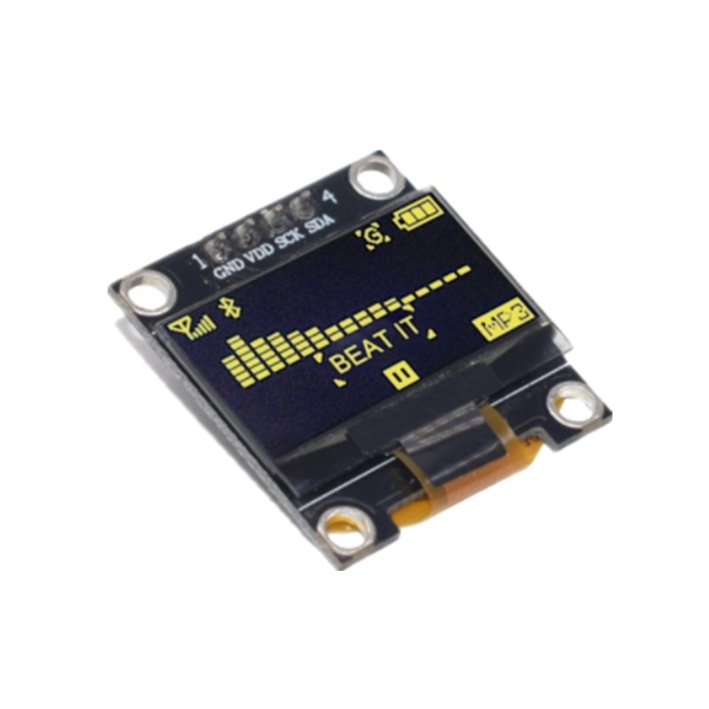 SAMIROB 0,96 pulgadas OLED SSD1306 blanco/azul/amarillo 128X64 IIC I2C módulo de pantalla serie 12864 placa de pantalla LCD para Arduino