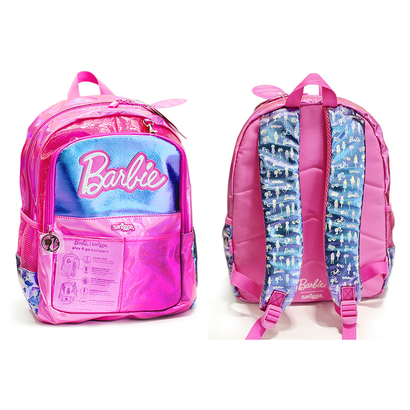 Zaino Barbie Smiggle per bambini, zaino Barbie Princess Wheel, zaino per bambini, carrelli più venduti B di 3-16 anni