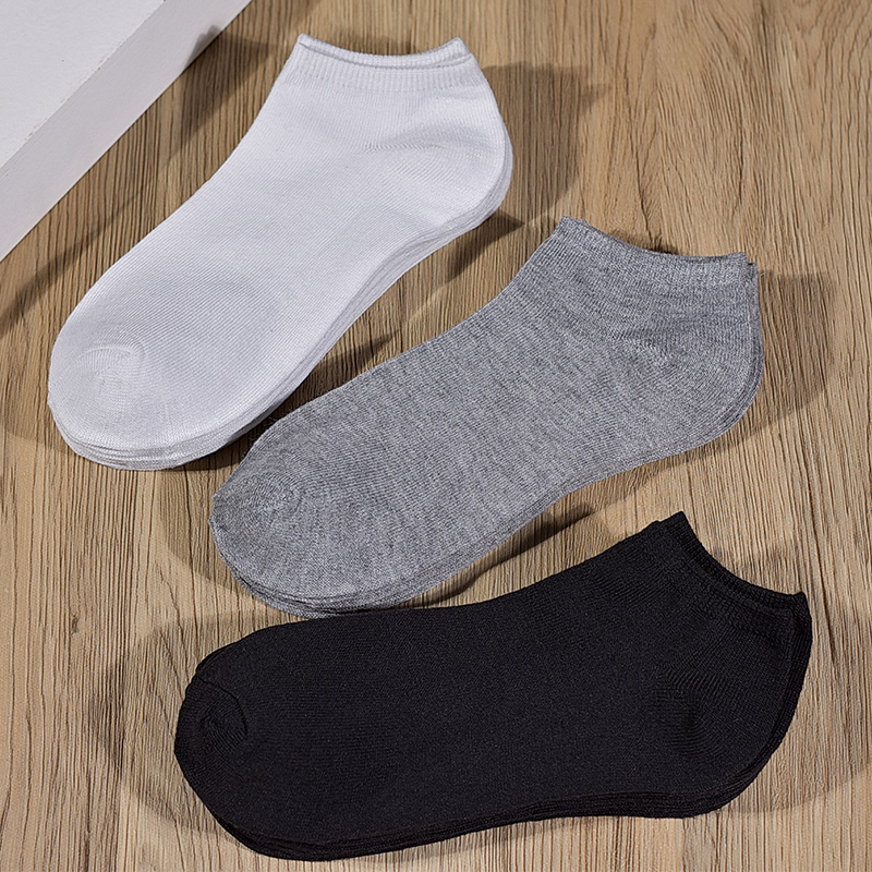 8 Paar Bootssocken für Damen/Herren, unsichtbar, niedrig geschnitten, Silikon, rutschfest, für den Sommer, No-Show-Söckchen, einfarbig, lässig, atmungsaktiv