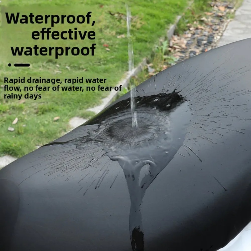 Motorcycle Seat PU Leather Cover Waterproof Dustproof Sunscreen Motorbike Scooter Cushion Seat Cover Protector Cover Accessories