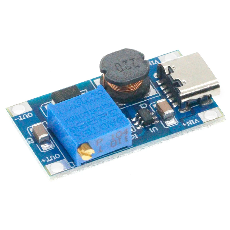 5 Chiếc MT3608 DC-DC Bước Lên Bộ Chuyển Đổi Tăng Áp Mô Đun Cung Cấp Năng Lượng Tăng Cường Bước Lên Ban Đầu Ra Tối Đa 28V 2A Cho Arduino Diy