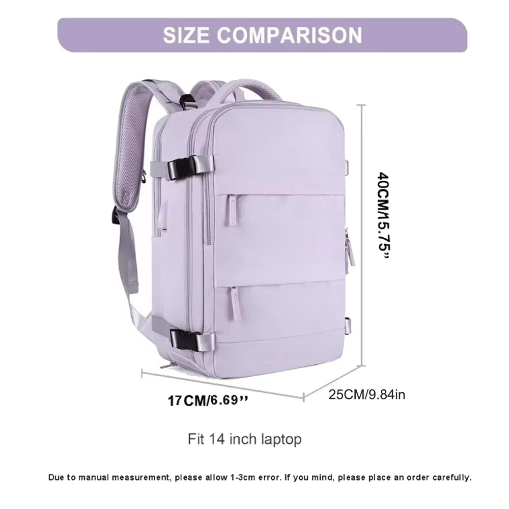 Дорожный рюкзак Buylor для женщин, 40x25x17, рюкзак с кабиной самолета, ручная кладь, 14-дюймовый рюкзак для ноутбука, повседневный школьный рюкзак