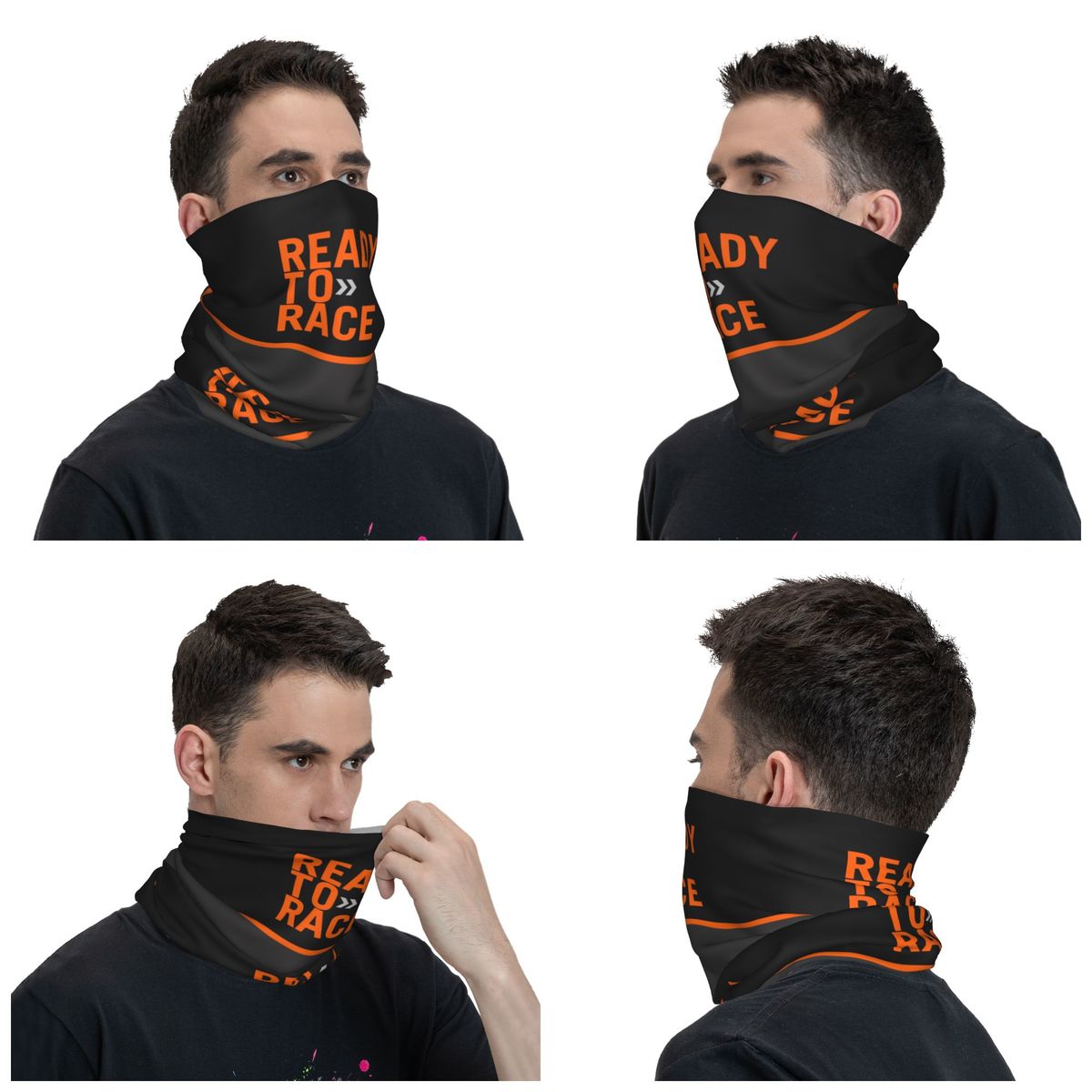 Motor Enduro Cross Bandana Halsbedeckung Wickelschal Mehrzweck-Sturmhaube Wandern Unisex Erwachsene atmungsaktiv