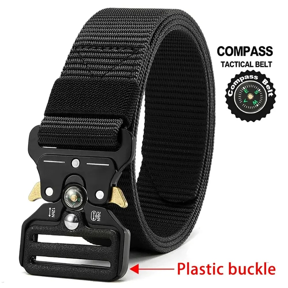 Boussole ceinture tactique extérieure multifonction pour hommes et femmes toile Durable à séchage rapide sangle en Nylon randonnée Camping équipement de Sport