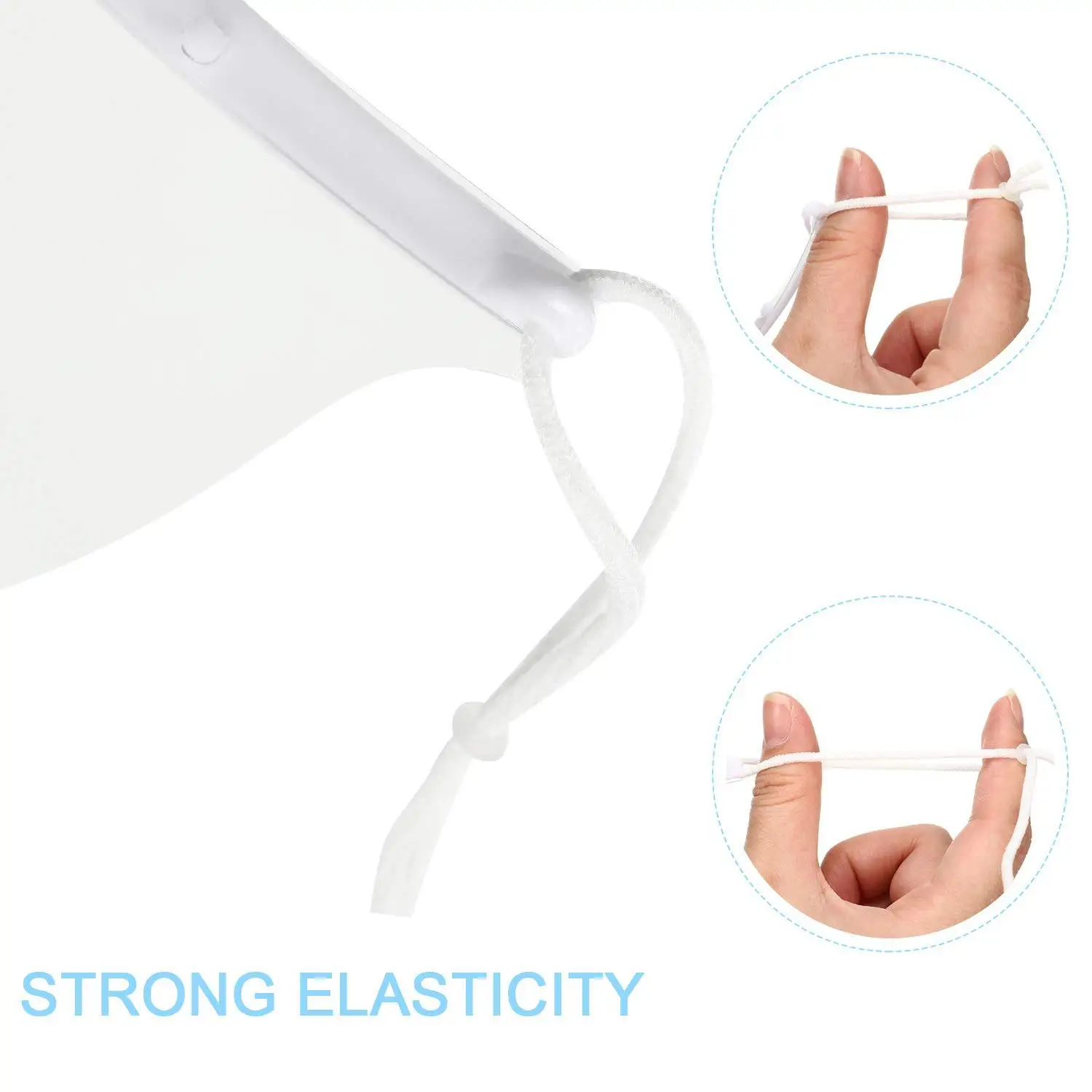 5 個再利用可能な透明防曇マスクシールドカバーレストラン学校プラスチック抗唾液口シールド美容タトゥーアクセサリー