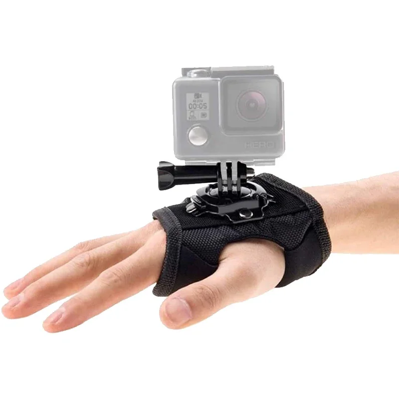 360 Graden Rotatie Hand Strap Mount Handschoen Pols Houder voor GoPro Hero 13 12 11 10 9 AKASO SJCAM insta360 DJI OSMO Actie Camera