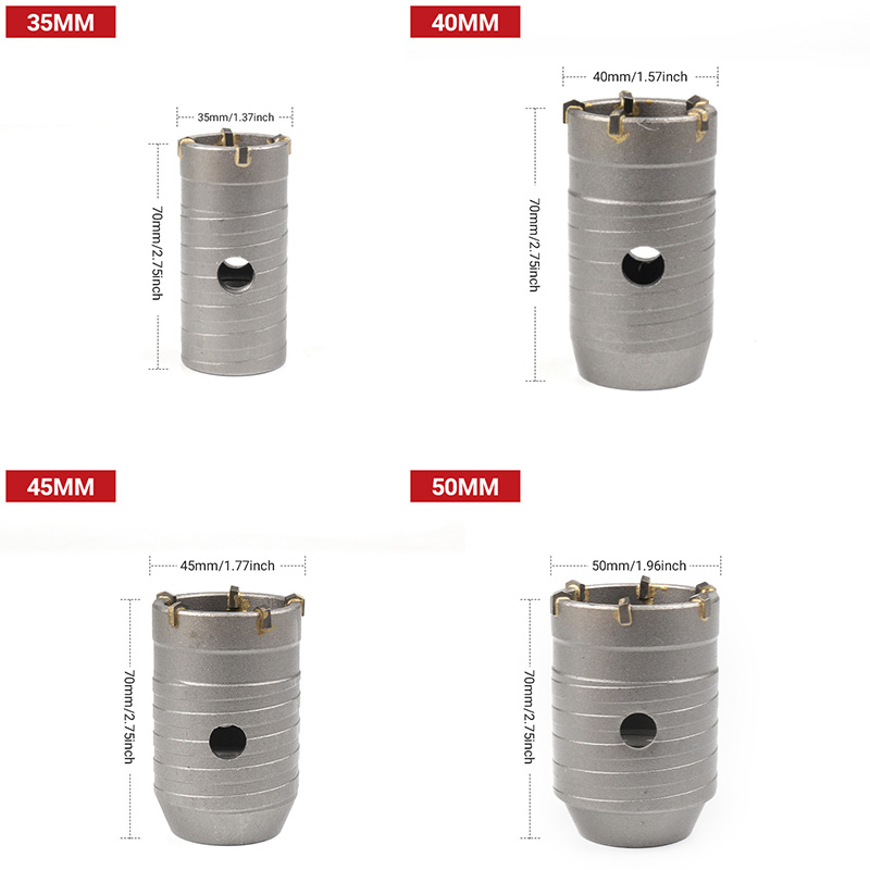 Wand Loch öffner Klimaanlage Rohr Schlag elektrische Hammer Bohrer Bohr werkzeug Ziegelmauer durch Wand Trocken bohrmaschine