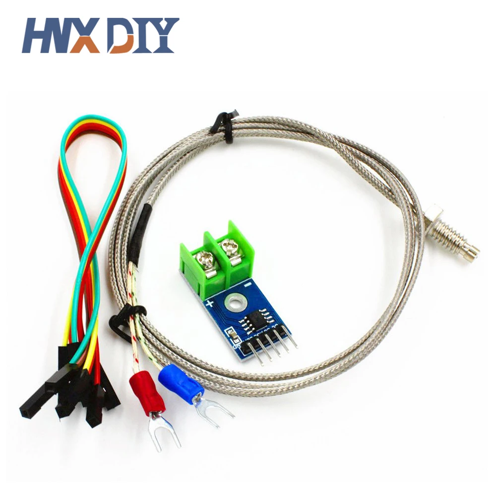 5Set DC 5V MAX6675 Module + K Type Thermocouple Temperature Sensor M6 UNTUK Arduino Raspberry Pi