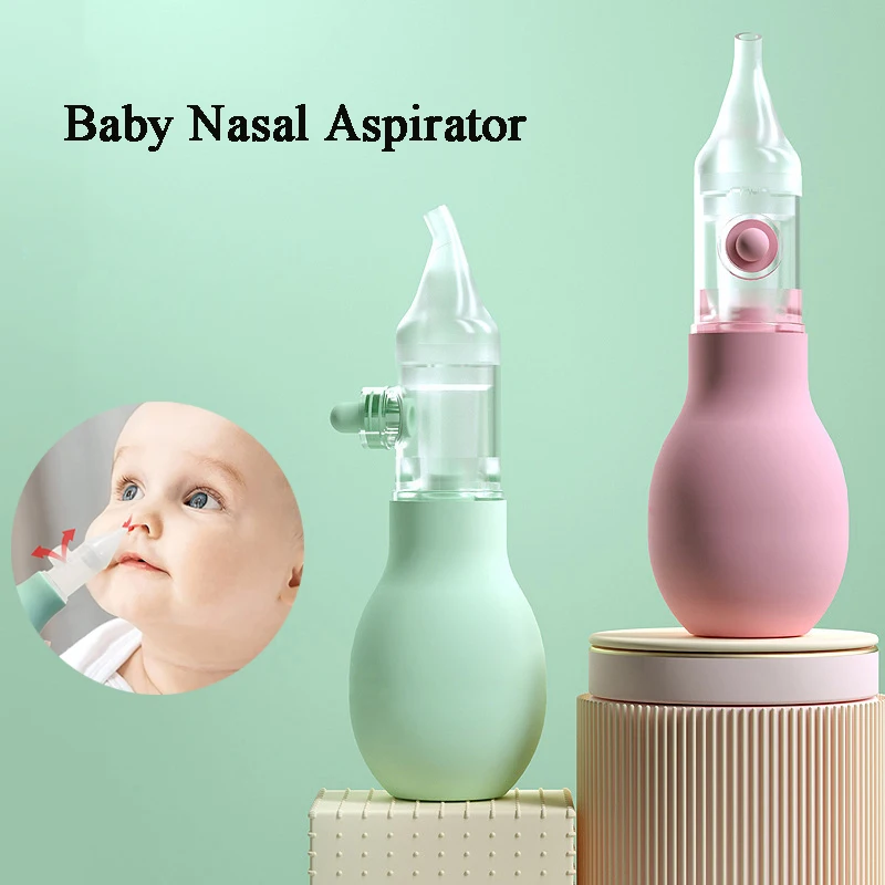 Aspirateur Nasal doux pour bébé, Anti-dos, ventouse nasale pour nouveau-né, nettoyeur de nez en Silicone, soins de sécurité pour bébé, outil de Diagnostic