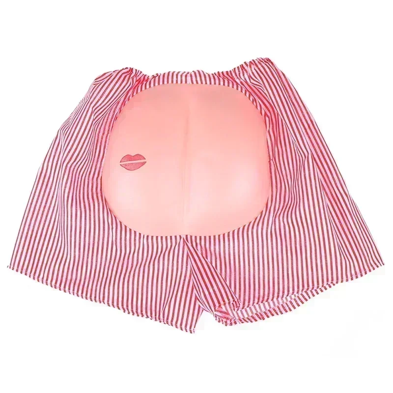 Pantalones cortos con trasero expuesto para fiesta, juguetes antiestrés, bromas, artilugios divertidos universales, juguete antiestrés, mordaza de Halloween, 1 unidad