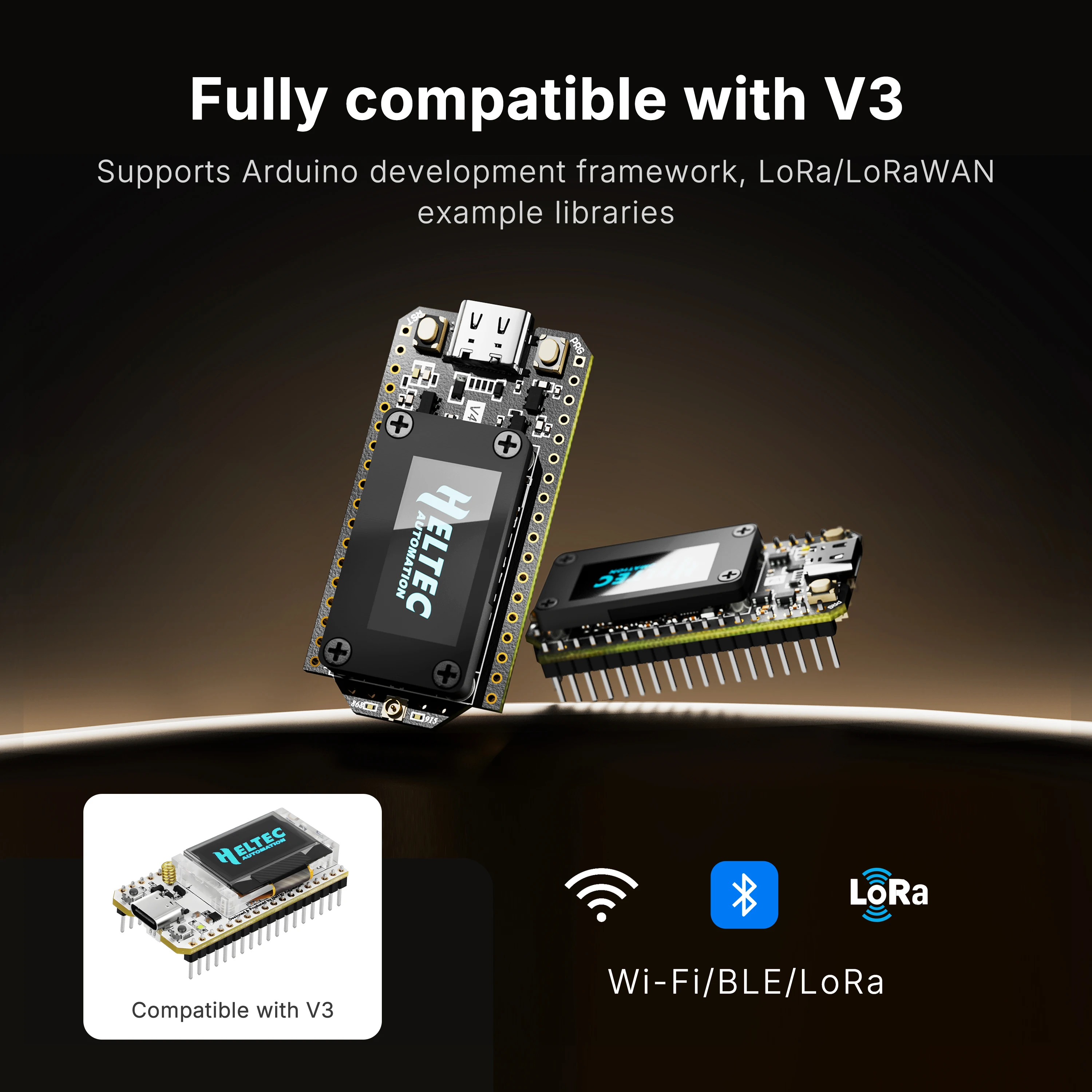 ﻿   Neues Heltec LoRa 32 V4 Meshtastic GPS ESP32 SX1262 0,96 Zoll OLED Solarbetriebenes Dev-Board Mesh Netzwerk WiFi LoRa BLE Low Power