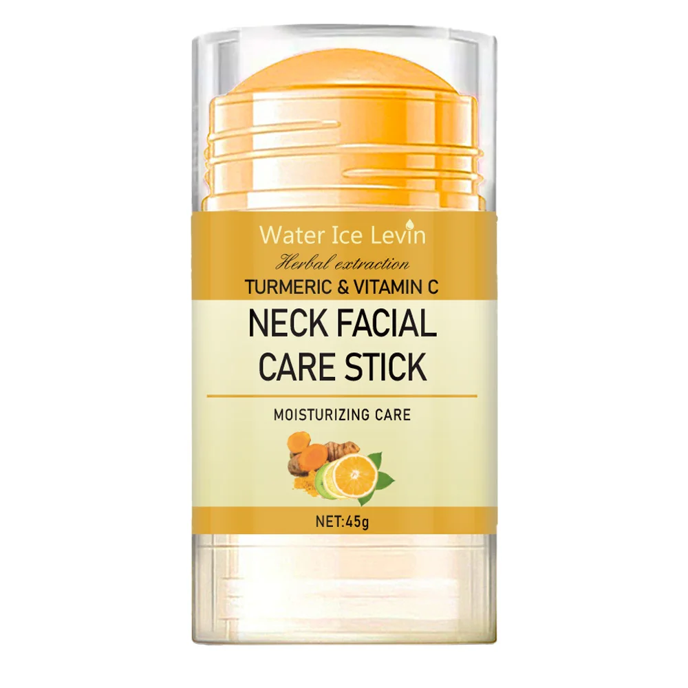 Kurkuma und Vitamin C Hals Gesichtspflege Faltenlinien Lifting Whitening Straffen Sie das Doppelkinn Anti-Age-Verjüngung Hautpflegeprodukt