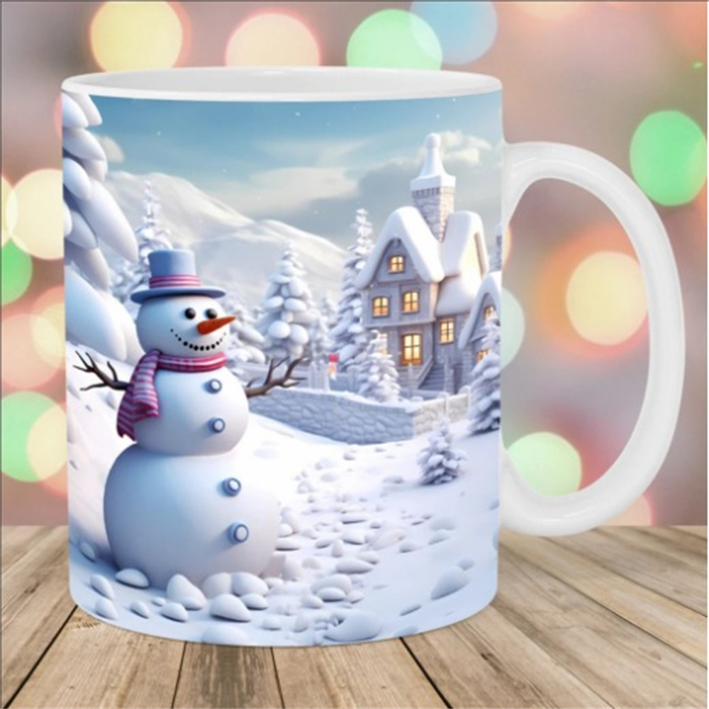 3D Christmas Ceramic Coffee Mark Cup Xmas Gift Tea Water Cup Hot New Cocoa